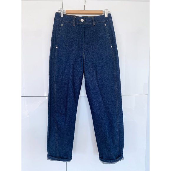 Lemaire Indigo Twisted Jeans 36 - Picture 1 of 5